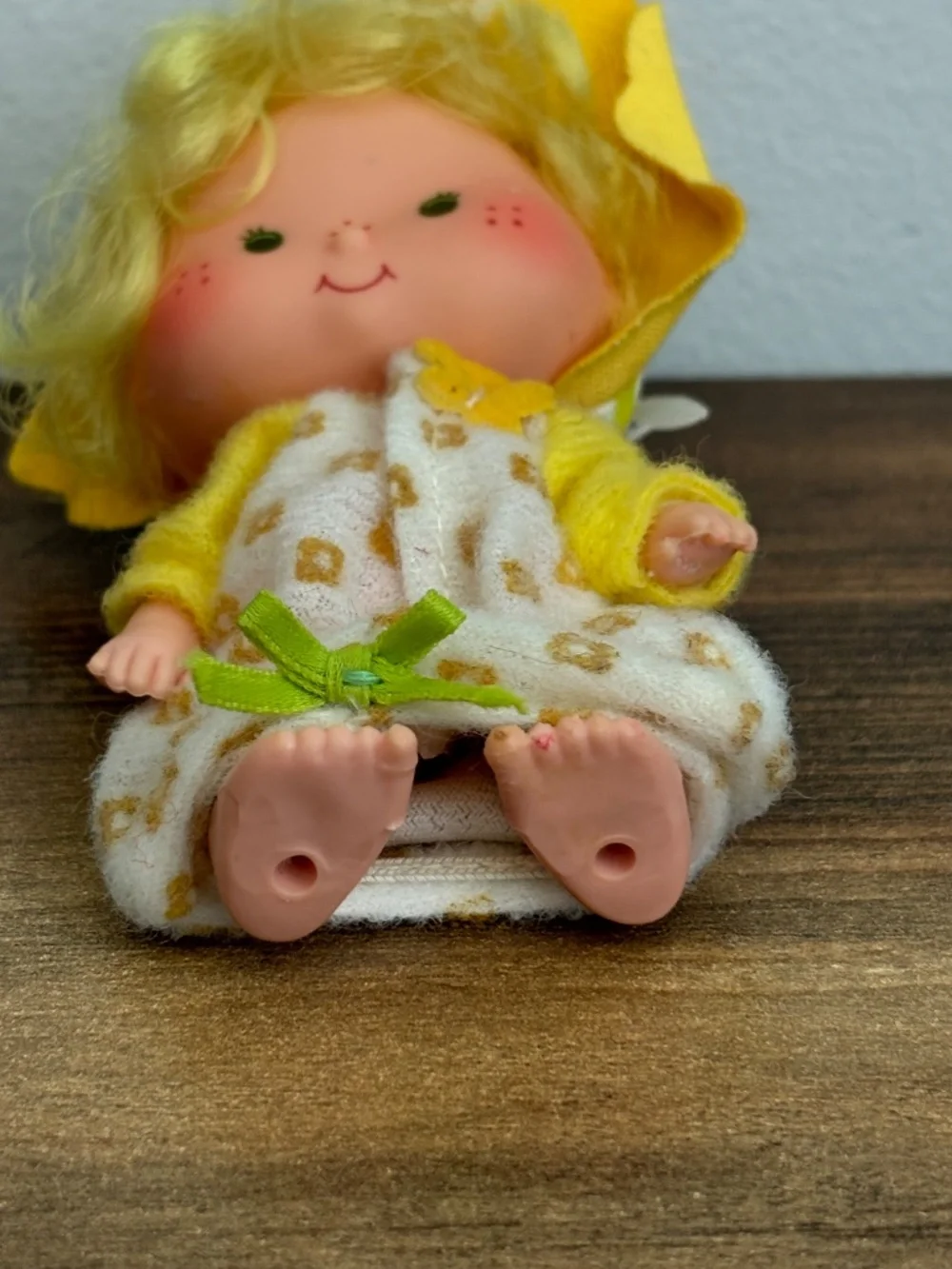 VINTAGE Strawberry Shortcake Butter Cookie Doll Toy Figure Yellow Outfit 1979